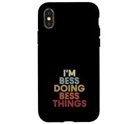Carcasa para iPhone X/XS Bess Name Bess Personalized Name First Given