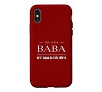 Carcasa para iPhone X/XS Best Baba in This Dünya (Turk) - Turco Style Papa Design