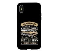 Carcasa para iPhone X/XS Best of 1975 Birthday Classic Car Limited Edition 1975