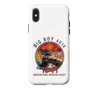 Carcasa para iPhone X/XS Big Boy 4014 Locomotora de Vapor Vintage Americano
