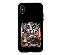Carcasa para iPhone X/XS Big Boy 4014 Train America Turns 250 Years Freedom Patriotic