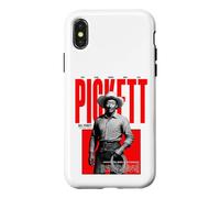 Carcasa para iPhone X/XS Bill Pickett Frontier Excellence, Vaquero Cherokee Negro