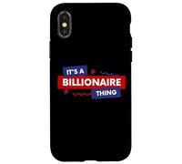 Carcasa para iPhone X/XS Billionaire Gift Rich Successful Entrepreneur Billionaires