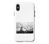 Carcasa para iPhone X/XS Billy Bragg La Vida es una era de disturbios por David Corio