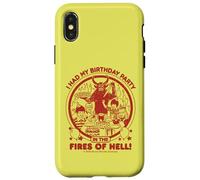 Carcasa para iPhone X/XS Birthday in Hell Sarcastic Retro Funny Adult Humor