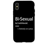 Carcasa para iPhone X/XS Bisexual Definition: Not a Phase