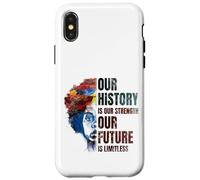Carcasa para iPhone X/XS Black History Month Our History Is Our Strength