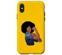 Carcasa para iPhone X/XS Black We Can Do It Black Rosie The Riveter