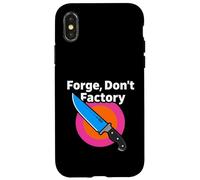 Carcasa para iPhone X/XS Bladesmith Forge Don't Factory Knife Maker