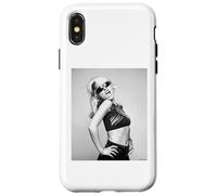 Carcasa para iPhone X/XS Blondie Debbie Harry Letras de plástico Era 1978 Allan Ballard