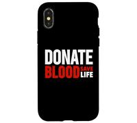 Carcasa para iPhone X/XS Blood Donor Shirt Donate Blood Shirt - World Blood Donor Day