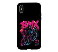 Carcasa para iPhone X/XS BMX Ninja Bike Rider Urban Streetwear Cool Biking