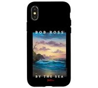 Carcasa para iPhone X/XS Bob Ross by The Sea