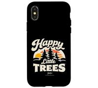 Carcasa para iPhone X/XS Bob Ross Happy Little Trees