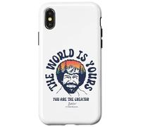 Carcasa para iPhone X/XS Bob Ross The World Is Yours