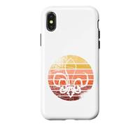 Carcasa para iPhone X/XS Bonito diseño Retro Vintage de Lirios Scout
