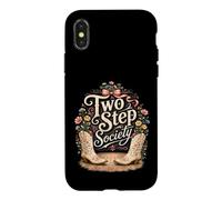 Carcasa para iPhone X/XS Botas de Vaquera de Two Step Society para Bailar