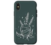 Carcasa para iPhone X/XS Botella de poción de Bruja en el Interior de la Luna