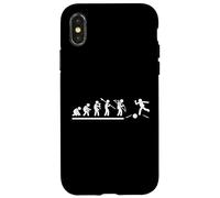 Carcasa para iPhone X/XS Bowler Evolution Hombres Mujeres Bolos Divertidos