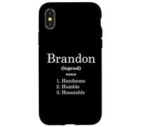 Carcasa para iPhone X/XS Brandon Definition Handsome Humble Honorable Funny Brandons
