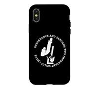 Carcasa para iPhone X/XS Breakdance y Sarcasmo B-Boy Funny Break Dancer