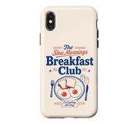 Carcasa para iPhone X/XS Breakfast Club Mañanas lentas Brunch Amante Huevos Tostada