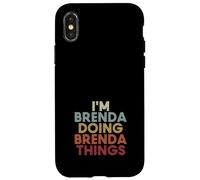Carcasa para iPhone X/XS Brenda Name Brenda Personalized Name First Given