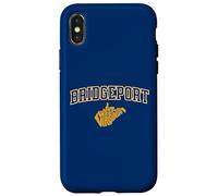 Carcasa para iPhone X/XS Bridgeport West Virginia WV Local Historic Town WVA Montaña