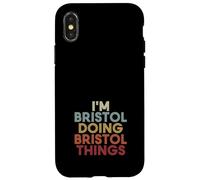 Carcasa para iPhone X/XS Bristol Name Bristol Personalized Name First Given