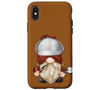 Carcasa para iPhone X/XS British Detective GNOME Costume For Women Funny Sherlock