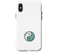 Carcasa para iPhone X/XS Broga Funny Yoga Gimnasio Humor Gimnasio Bro Yoga Fuerza Flexible