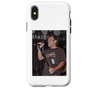 Carcasa para iPhone X/XS Bruce Dickinson de Iron Maiden en Vivo por Dick Barnatt