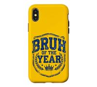 Carcasa para iPhone X/XS Bruh of The Year Funny Retro Vintage