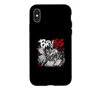 Carcasa para iPhone X/XS Brutus Exit Tyrannis Senador de la Antigua Roma