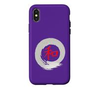 Carcasa para iPhone X/XS Budismo Zen caligrafía Signo de Paz japonés
