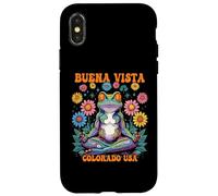 Carcasa para iPhone X/XS Buena Vista, Colorado, EE. UU., caprichoso diseño Zen con Forma de Rana
