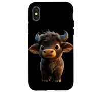 Carcasa para iPhone X/XS Búfalo del Cabo Cafre Búfalo de Agua Safari Búfalo Africano