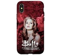 Carcasa para iPhone X/XS Buffy with Stake Portrait Red Gothic Background TV Show