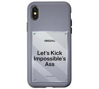 Carcasa para iPhone X/XS Bugonia Impossible Defiance Motto