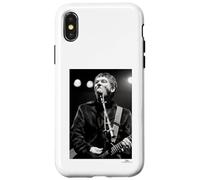 Carcasa para iPhone X/XS Buzzcocks Pete Shelley Live París por Phil Nicholls