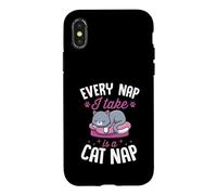 Carcasa para iPhone X/XS Cada Siesta Que tomo es una Siesta de Gato
