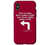 Carcasa para iPhone X/XS Caddyshack Two Wrongs Don't Make a Right