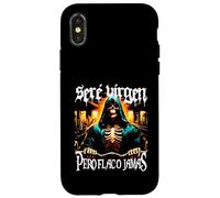 Carcasa para iPhone X/XS Calacas Chidas Gym con Frases Sarcasticas Mexican Slang Word