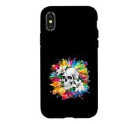Carcasa para iPhone X/XS Calavera con Lirios para godos y emos