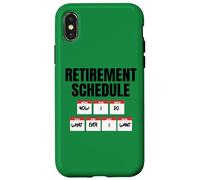 Carcasa para iPhone X/XS Calendario de jubilación: Ahora Hago lo Que Quiero