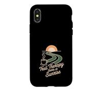 Carcasa para iPhone X/XS Caminata matutina Cumbre de Bienestar y Terapia de café con Naturaleza