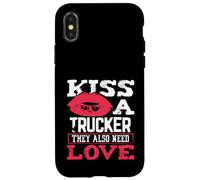 Carcasa para iPhone X/XS Camionero BESA a un Camionero También Necesita Amor Camionero