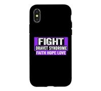 Carcasa para iPhone X/XS Camisa de concientización sobre el síndrome de Dravet - Combate el síndrome de Dravet