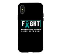 Carcasa para iPhone X/XS Camisa de miastenia Gravis - Combate la Conciencia sobre la miastenia Gravis