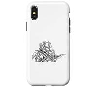 Carcasa para iPhone X/XS Camisa de San Jorge el Cazazapragones Católico San Jorge